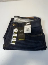 Men's Pants (New w/tags) Lee Taper Straight 34X30 Colorblue,98% Cotton,2%Spandex
