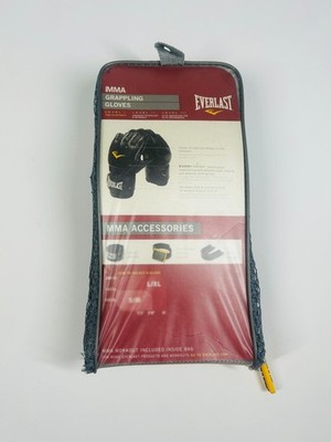 BRAND NEW Everlast EverFresh Mixed Martial Arts MMA Grappling Gloves Size L/XL