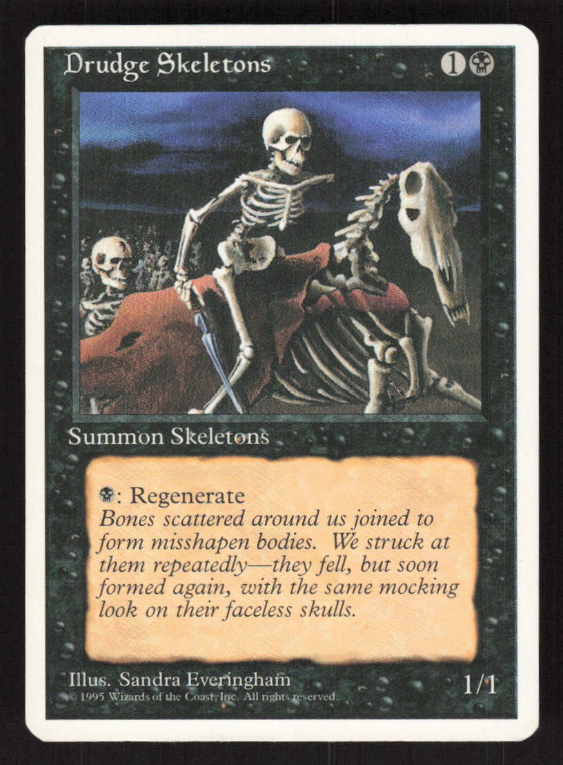 1995 Drudge Skeletons Fourth Edition MTG