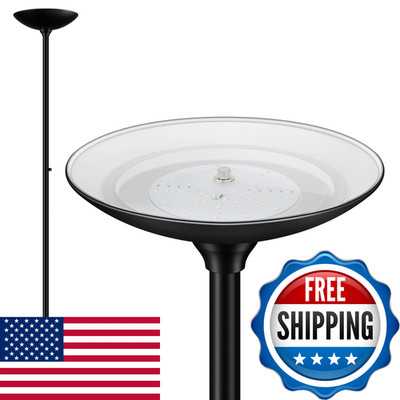 Auquee 30W Torchiere Floor Lamp - 3600Lm Super Bright Led Floor Lamp 71 Inch