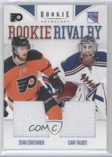 2011 Panini Rookie Anthology Rivalry Materials Cam Talbot Sean Couturier #24 0v1