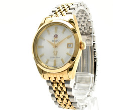 Vintage N MINT RADO Golden horse 633.3649.2 Gold Automatic Men's Watch JAPAN