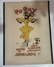 Hardy Dudley Print In Lithograph, The Master of The Poster 1900  Paris , France