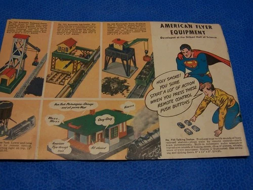 Vintage 1948 Superman at Gilbert Hall of Science Mini Comic Giveaway (No Cover)