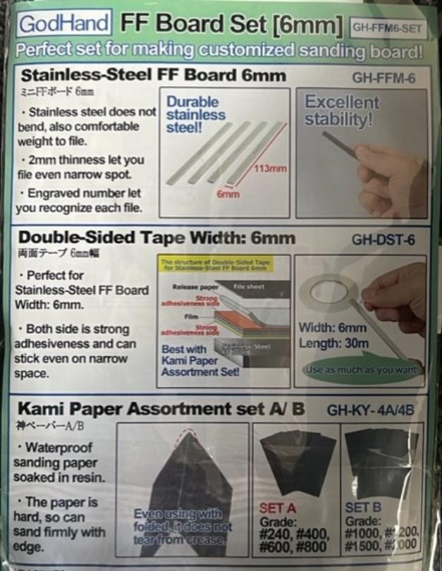 Набор плат GodHand GH-FFM6 FF 6 мм США 9390₽