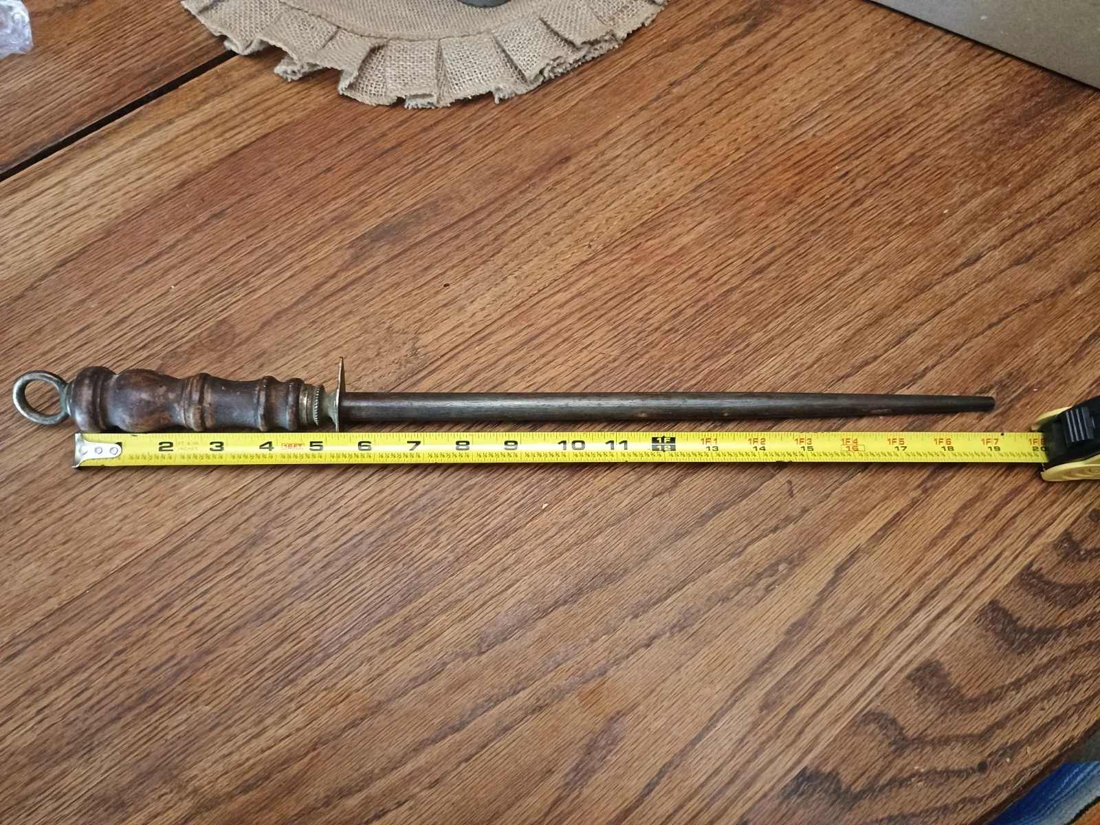 Vintage R H Forschner USA 19 Inch Rod Honer Sharpener Butcher's Tool
