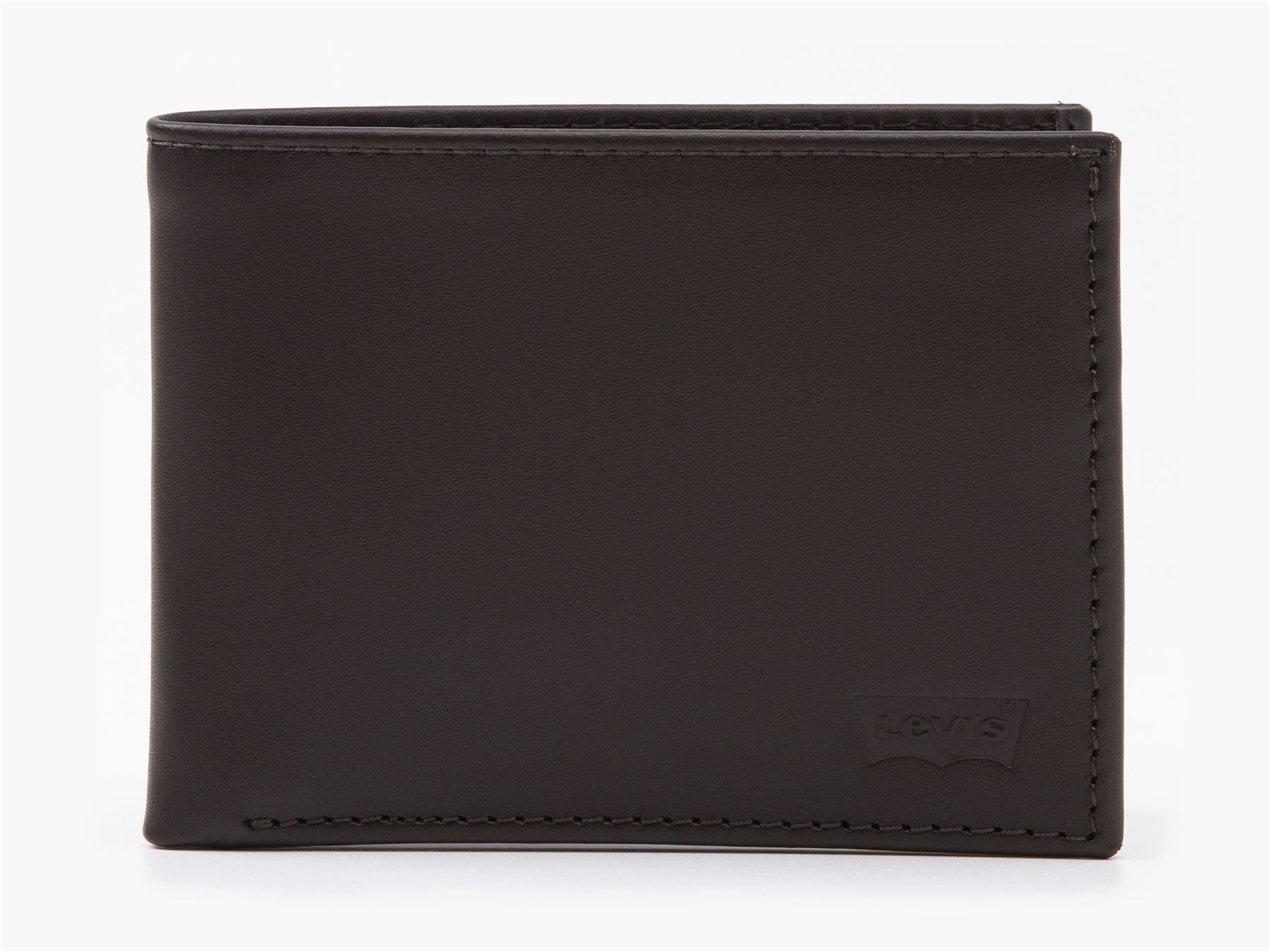 Levis Wallet Leather Mens Full Grain  Vintage Two Horse dark brown
