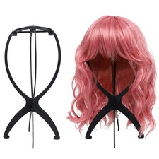 Portable Wig Holder Wig Head Stand for All Wigs Travel Hair Stylist Gifts