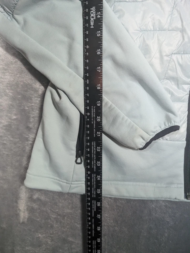 Chaqueta Helly Hansen Mujer Grande Azul Con Capucha Acolchada Híbrida Softshell Cremallera Completa Foto 2 de 4