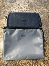 Delta One Travel Case Lot Of 2 - Missoni & Tumi Amenity Toiletry Bags - Bag Only