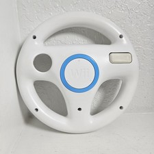 Nintendo Wii White Racing Steering Wheel For ...