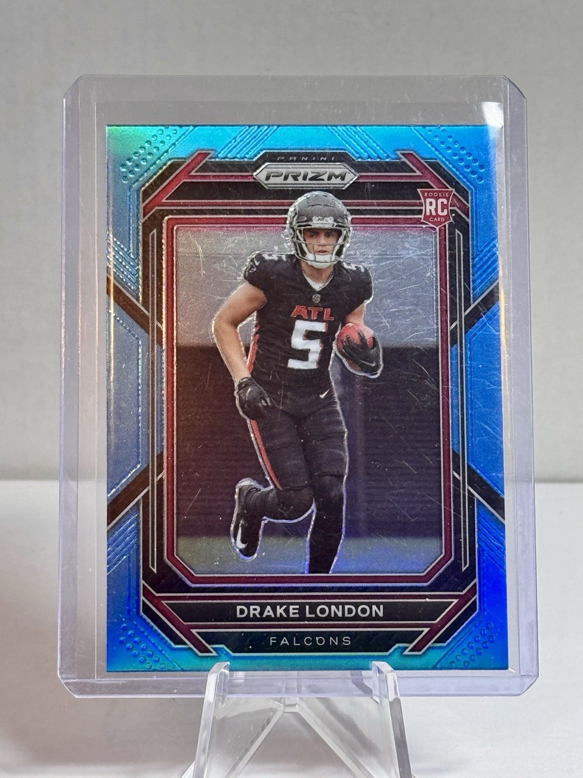 2022 PANINI PRIZM DRAKE LONDON Light Blue #308 Falcons RC ATLANTA HOT!!