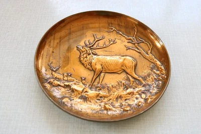 Zierteller Gebr. Rodeck Wien  k.&K.Hoflieferant 1885-1900 Patent Hirschmotiv - Bild 1 von 4