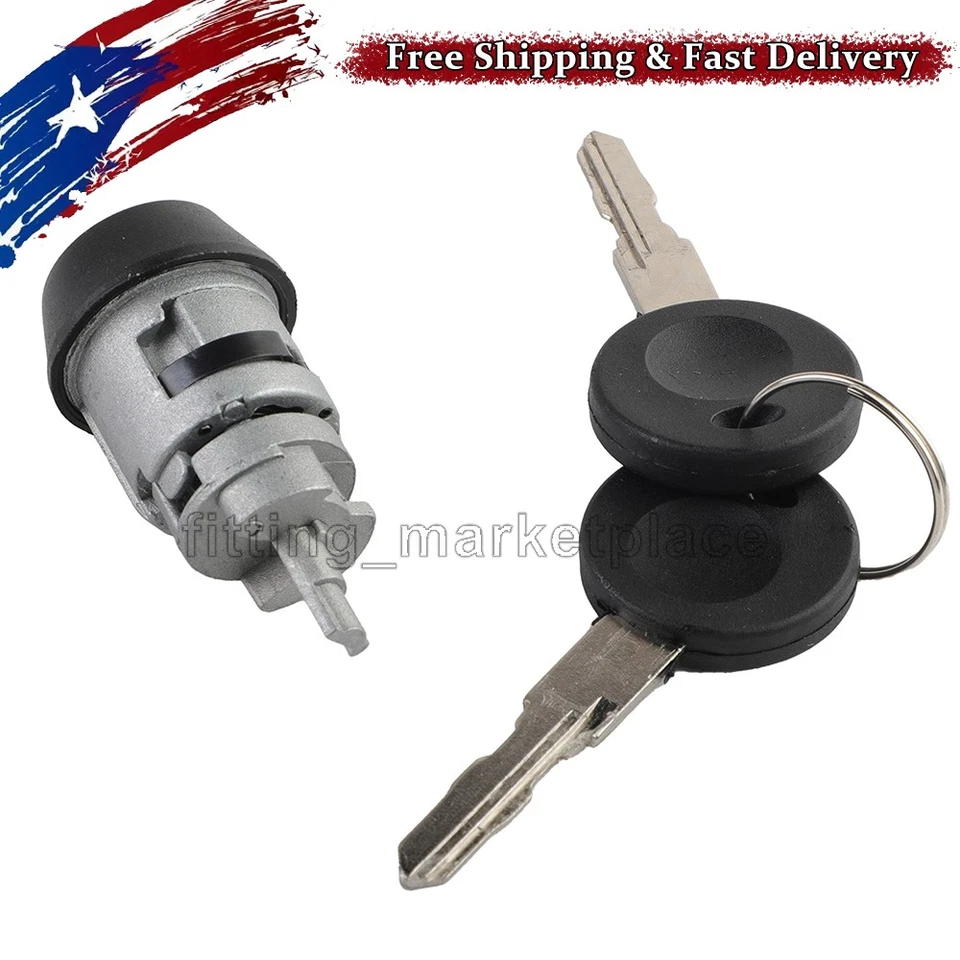 Interruptor de encendido con llaves 1H0905855A para VW Beetle Golf Jetta 1971-1978 Audi Foto 3 de 4