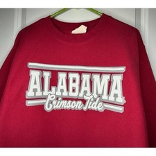 Vintage University of Alabama Crimson Tide Pro Weave Mens Crewneck Sweatshirt