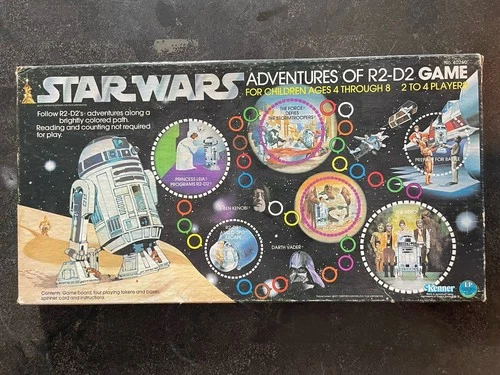 Star Wars The Adventures of R2-D2 Board Game Incomplete Kenner Vintage 1977