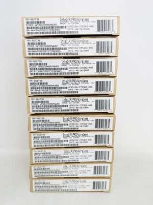LOT OF 10: Intel PRO/Wireless 2200BG Network Connection WM3B2200BG NEW !