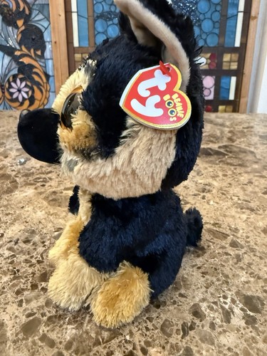 TY Beanie Boos SPIRIT the German Shepherd (Glitter Eyes) (Medium - 9") 2021 New - Picture 2 of 14