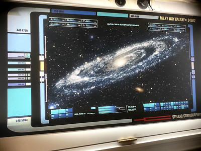 StAr TrEk prop Galaxy StAr map  lcars poly translight poly print HUGH!