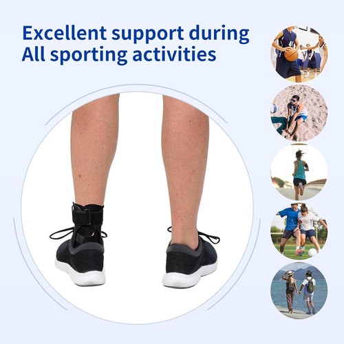 Drop Foot Ankle Brace Support Compression Guard Sprain Stabilizer Pain Relief - Picture 9 of 23