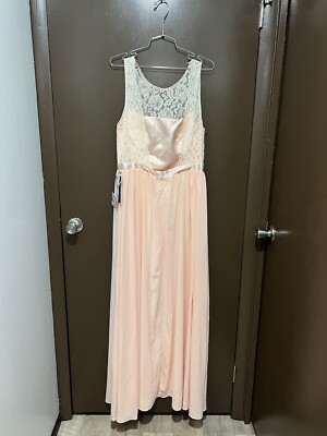 Women's Size 10 Beautifly Pink Salmon w/ Lace Straps Bridesmaid Prom Dress | eBay Women's Size 10 Beautifly Pink Salmon w/ Lace Straps Bridesmaid Prom Dress | eBay