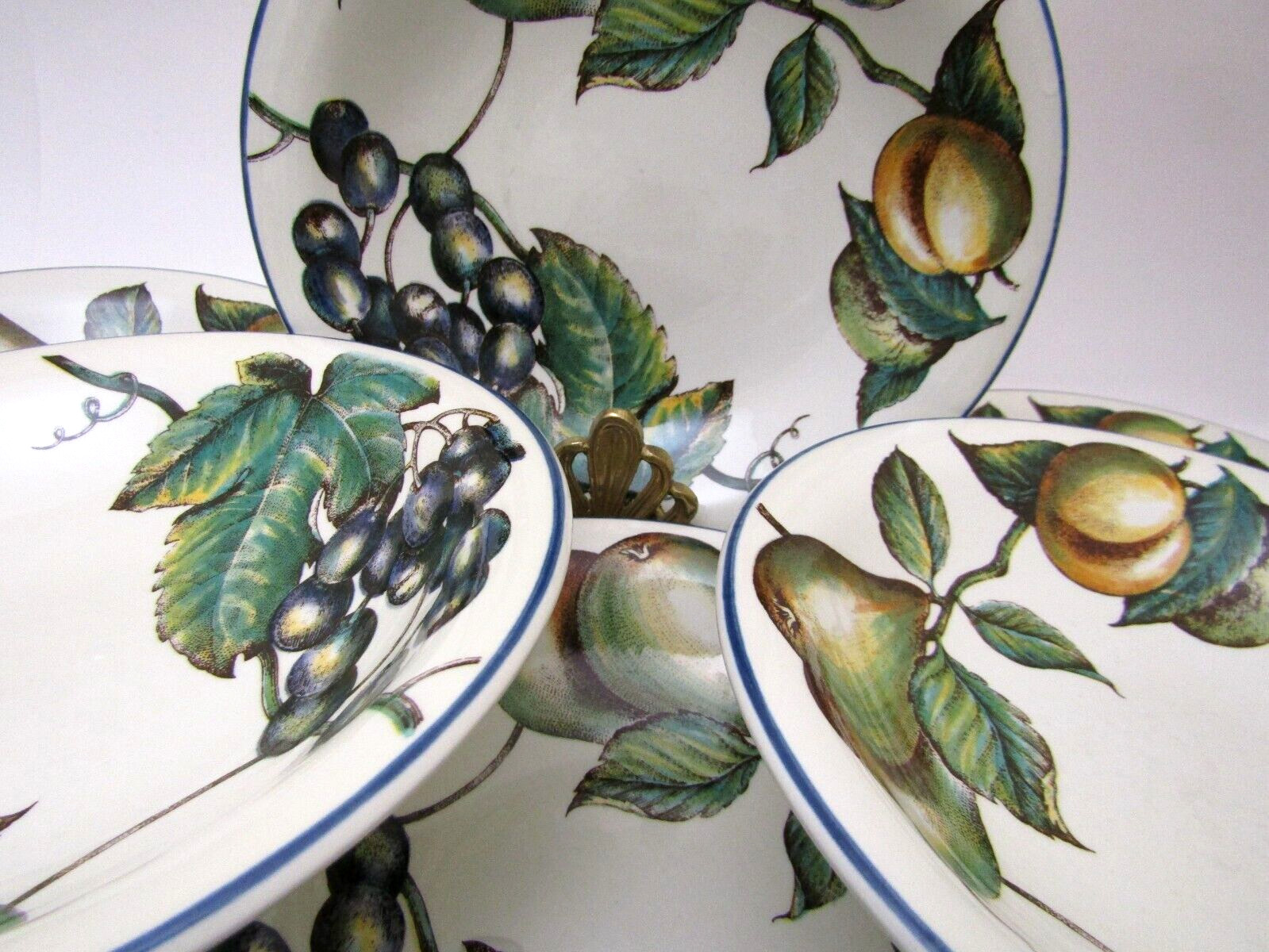 10 Pier 1 England Angleterre Macintosh Coupe Soup Bowl Fruit Paste Bowls 8.5"