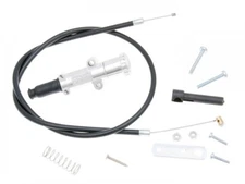 Choke cable polini with knob chrome 65cm - universal