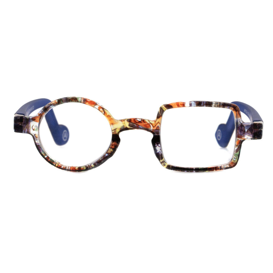 Stylish Aptica Pop Art Flex Reading Glasses in Square and Round Amalfi Designs-image