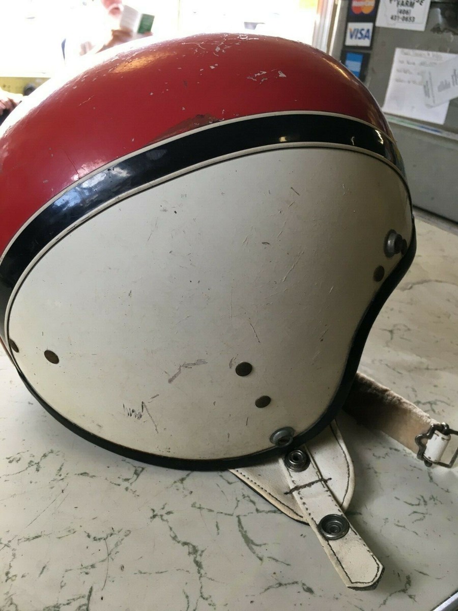 Stadium project4 シールド付ビンテージヘルメット60's 1967 Stadium Project 4 Helmet Red and White, Vintage | eBay