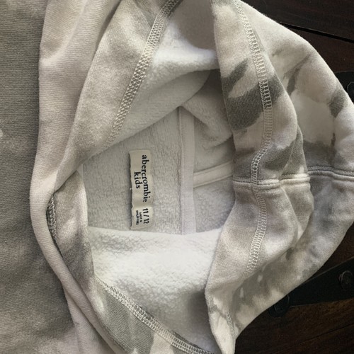Abercrombie Kids Cropped Tie Dye Hoodie Sweatshirt Size 11/12 - Picture 7 of 10