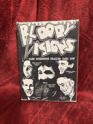 Super Rare Vintage Bloody Visions 48 Trading Cardbox set 1992 HTF + Dracula - Picture 2 of 6