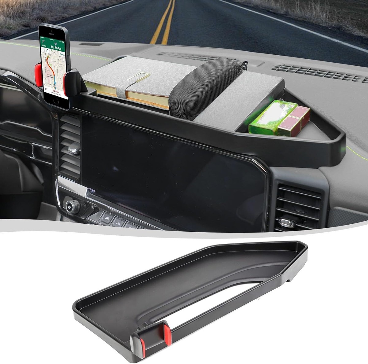 Dash Mount 360° Phone Mount Holder with Storage Tray For Chevy