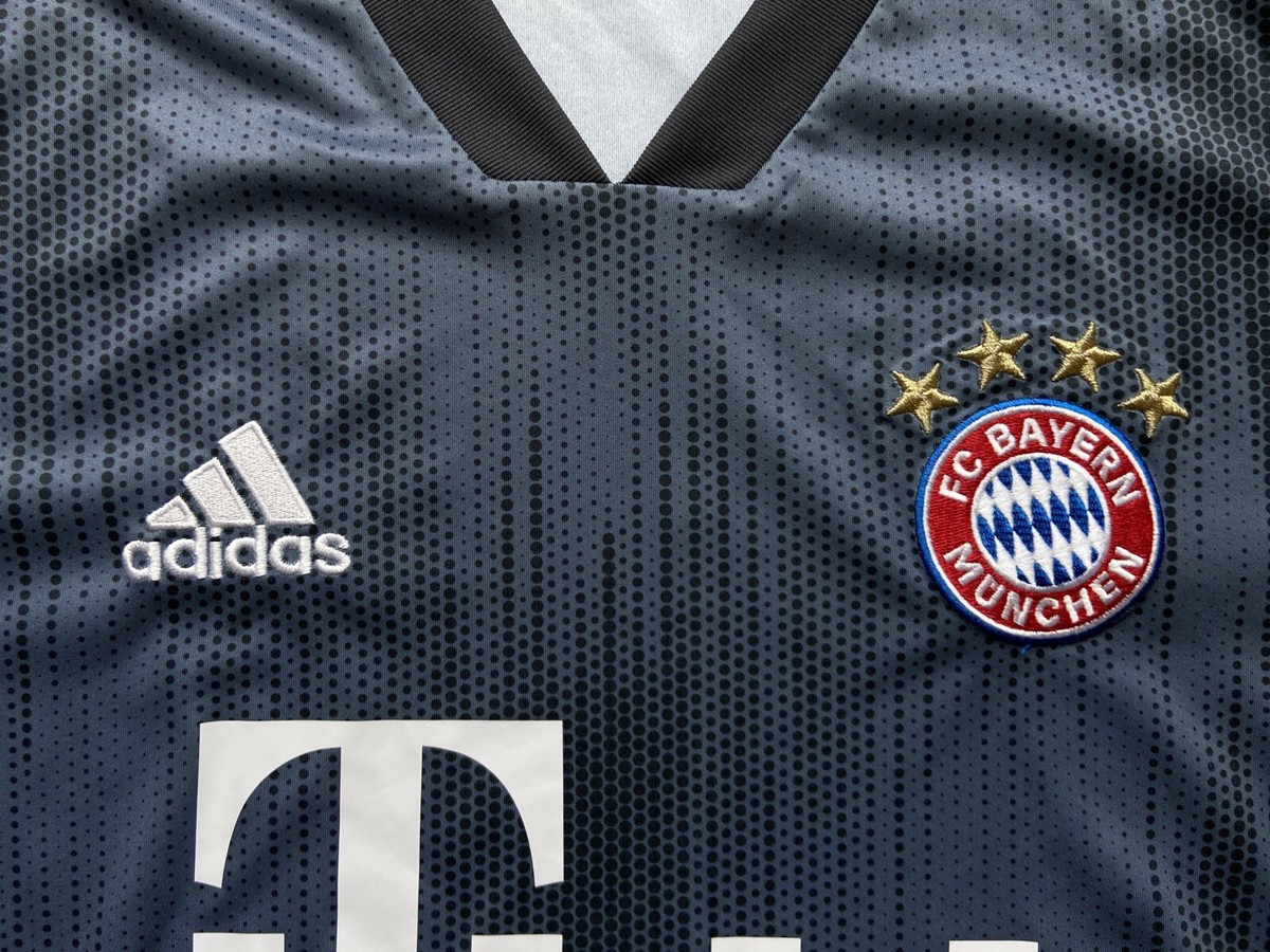 adidas Bayern München ユニフォームシャツ 42/44 BAYERN MÜNICH 2018 2019 THIRD FOOTBALL SHIRT SOCCER JERSEY ADIDAS