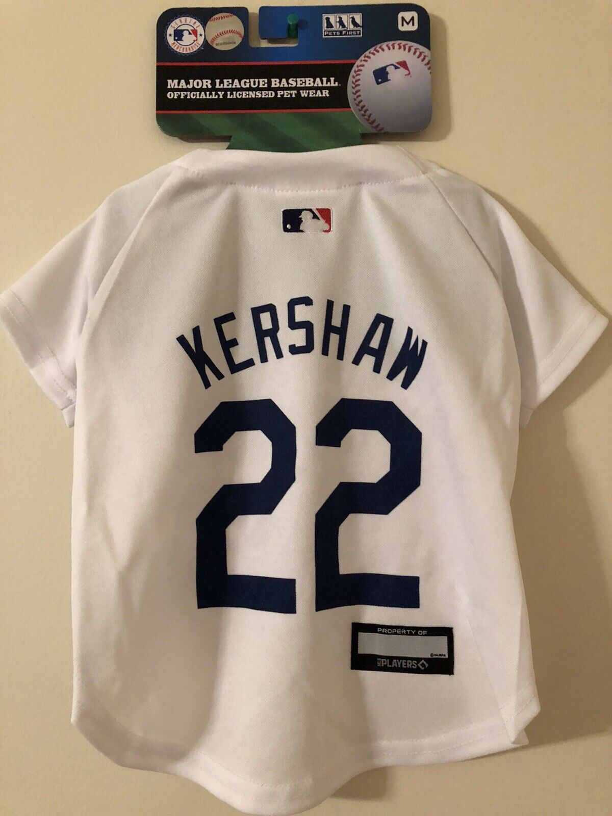 Pets First Los Angeles Dodgers Clayton Kershaw Dog Jersey, X-Small