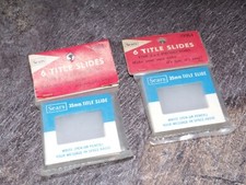 2 35mm title slides packages vintage new in original package 6 per 12 total