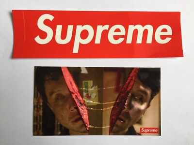 Supreme Box Logo Ichi The Killer Warning Contains Scenes Explicit Sticker New