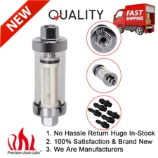 Clearview Inline Fuel Filter 1/4", 5/16", 3/8" for Carbureted Applications NEW