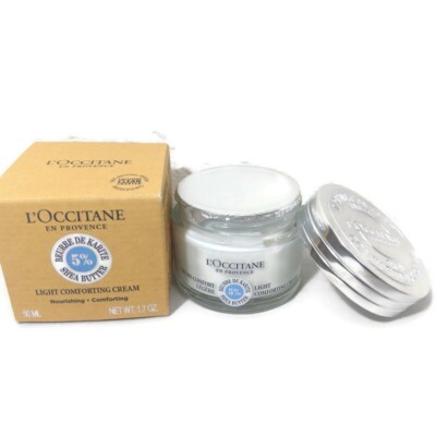 L'occitane 5% Shea Butter Light Comforting Face Cream 50ml NIB