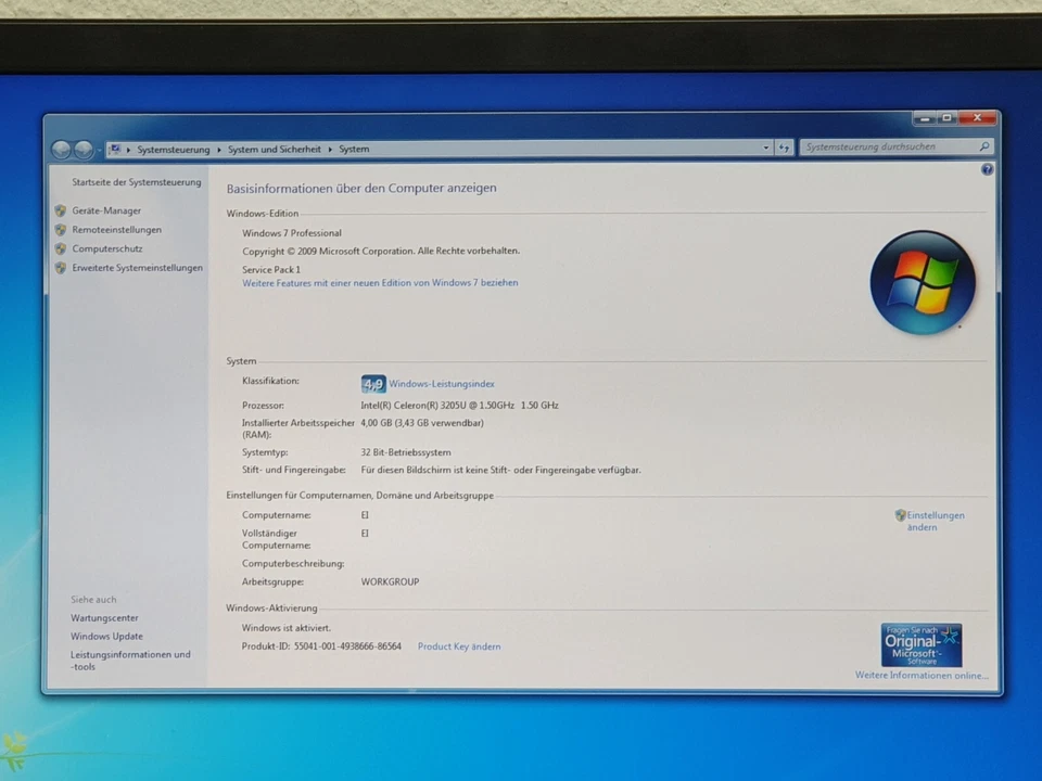 Terra Nettop Mini PC 160GB 4GB Maschinen Computer Windows 7 32 Bit 2x COM RS 232 - Bild 3 von 4