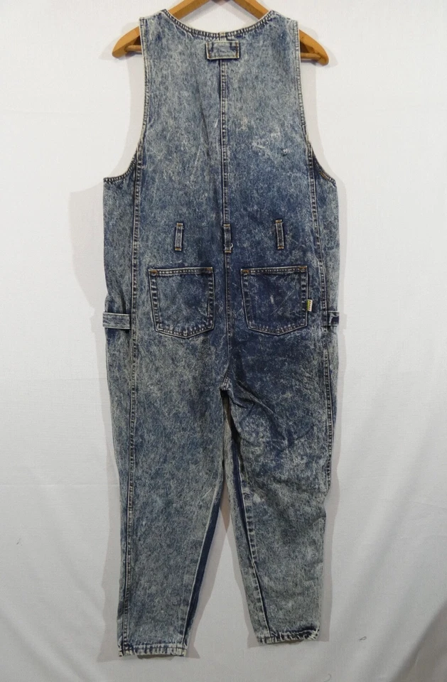 Vintage 1980's Prototypes Size L Large Denim Overalls Dungarees Australian Made - image 2 of 4