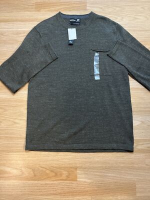 Suéter Para Hombre J. Ferrar Sudadera Casual Suera Manga Larga Talla L