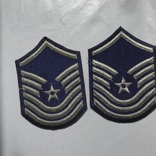 USAF Master Sergeant Rangabzeichen Dienstgradabzeichen Patch Dienstjacke USA