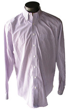 Brooks Brothers Original Polo Men's Purple Check L/S Button Dress Shirt - 16 1/2