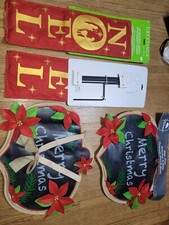 Christmas Yard Stakes And Door Hangering Outdoor Decorations