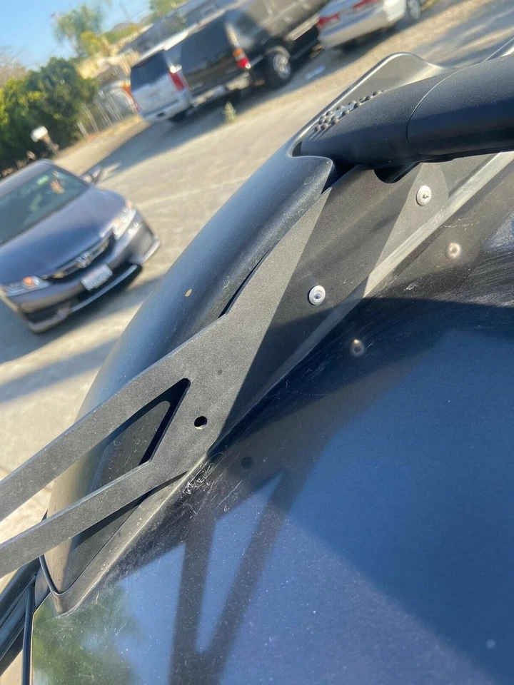 Fit 13-21 Subaru Crosstrek con barra de luz curva de 42" kit de soporte de techo superior Foto 2 de 4