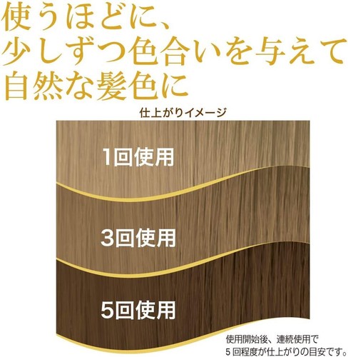 Nuevo tratamiento de color de cabello Oshima Tsubaki marrón oscuro unisex sin perfume 180 g Japón M - Imagen 3 de 4