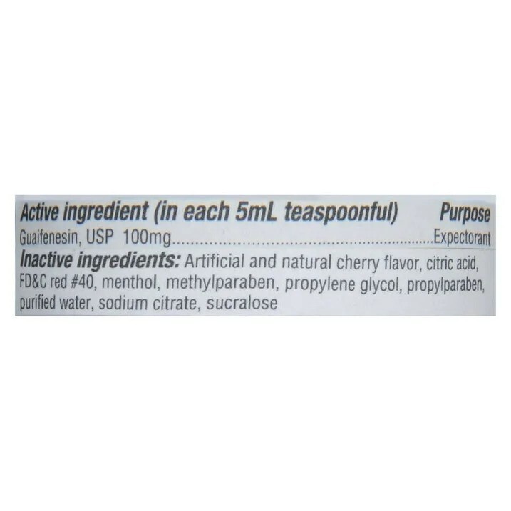 Rugby Chest Congestion Relief Guaifenesin Expectorant Syrup 16oz