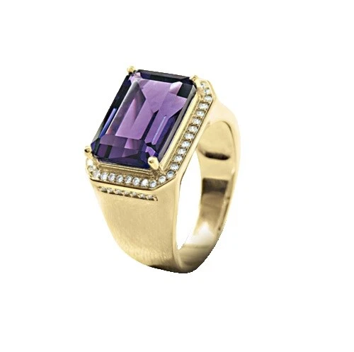 Anéis de ametista de Beleza 10 Anel para Homens