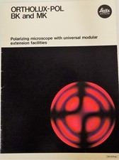 Brochure microscopio Leitz Ortholux-Pol BK e MK su CD 