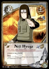 Naruto CCG Neji Hyuga #1627 Near Mint